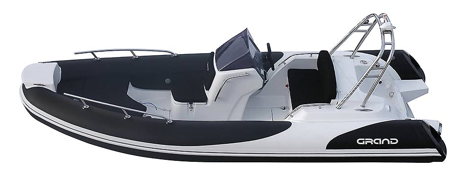 GOLDEN LINE 16 foot luxury fiberglass rigid inflatable boat.