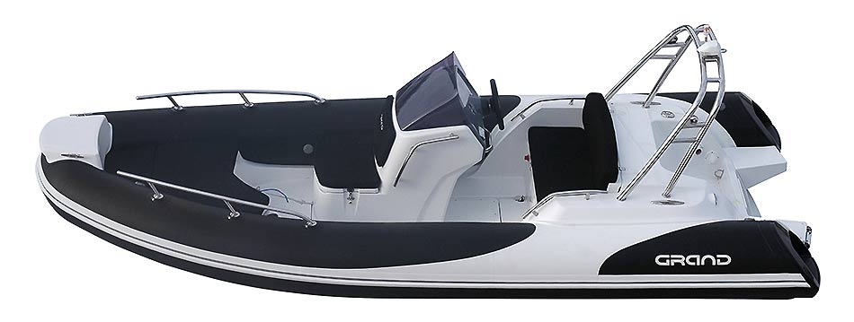 GRAND-golden-line-G500LF GOLDEN LINE 16 foot luxury fiberglass rigid inflatable boat.
